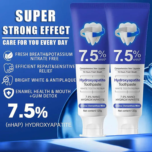 ✨ Ryxilo Hydroxyapatite Toothpaste 7.5% for Enamel Repair & Teeth Whitening