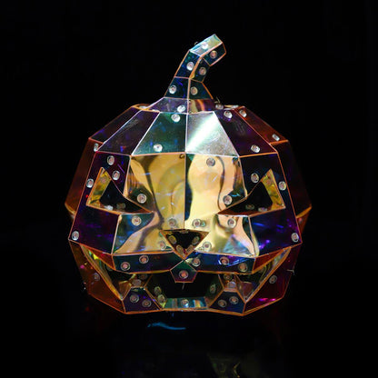 Ryxilo Ghost Face Pumpkin Infinity Lights Decoration