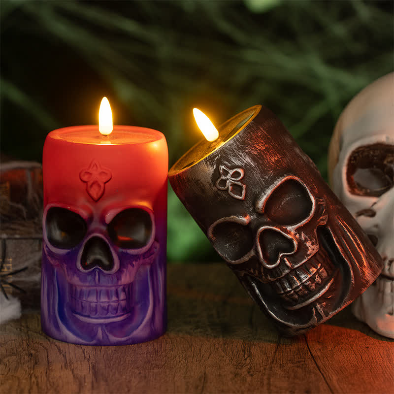 Ryxilo Halloween Skull Night Light Decoration