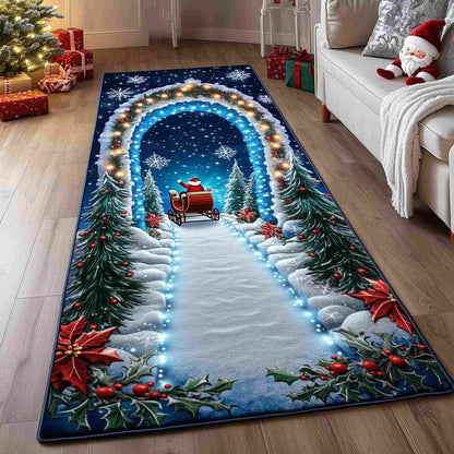 Ryxilo Christmas Tree Inspired Decorative Rug