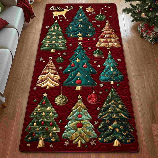 Ryxilo Christmas Tree Inspired Decorative Rug