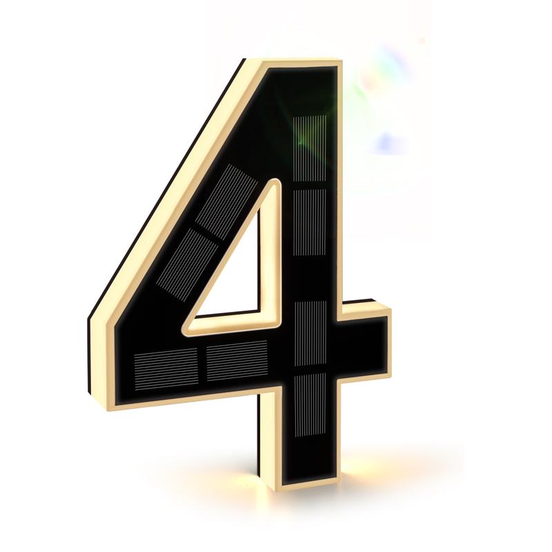 Lighted House Numbers Waterproof LED Address Signs for Outside Modern House Numbers with Large Personalization Options,Decorate your door number, DIY personalisation.Modern Farmhouse Illuminated Sign Light