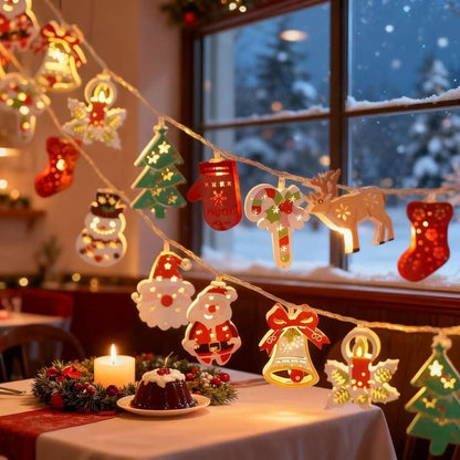 🎄 Christmas Tree Light Strips - Specifically Designed for Perfect Tree Wrapping