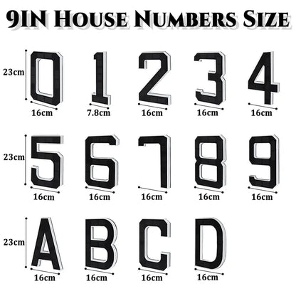Lighted House Numbers Waterproof LED Address Signs for Outside Modern House Numbers with Large Personalization Options,Decorate your door number, DIY personalisation.Modern Farmhouse Illuminated Sign Light