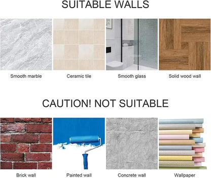 ✨ 2 PCS Suction Cup Hooks for Shower