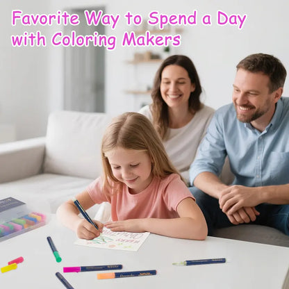 ✨ RXILO Outline Shimmer Markers – 36 &amp; 48 Glitter Metallic Gel Pens